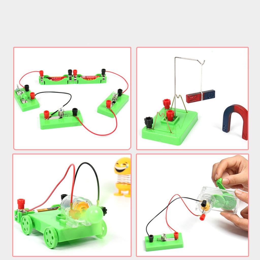 Набор для изучения электричества в цепях, стартовые наборы по физике, эксперименты