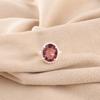 Oval Natural Rhodolite Sterling Silver Statement Art Deco Cocktail Ring Jewelry RR-28-13