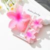 18Pcs Acrylic Flower Hair Accessories Gradient Hawaiian Style Hairpins Sweet Hair Claws  Summer