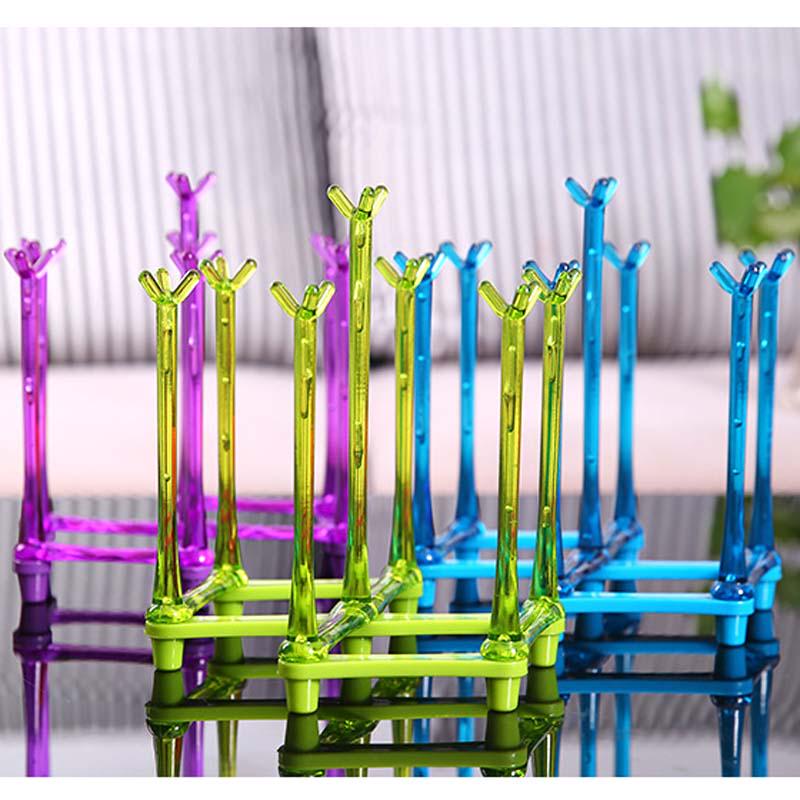 Семь чашек, складная домашняя стеклянная подставка для чашек, кружка для воды, органайзер для сушки и сушки, держатель для слива, подставка