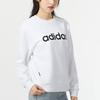 adidas Повседневная толстовка с круглым вырезом и длинным рукавом с принтом букв, женская толстовка белого цвета JJ0426