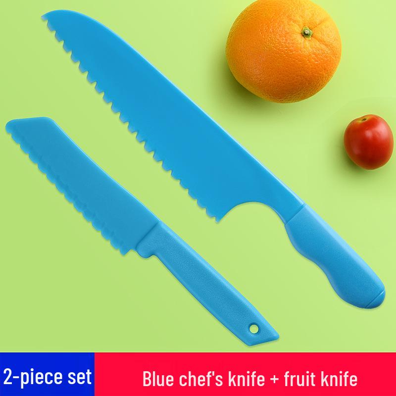 Children's Safe Plastic Knife Set – Ideal for Early Education and Kindergarten.