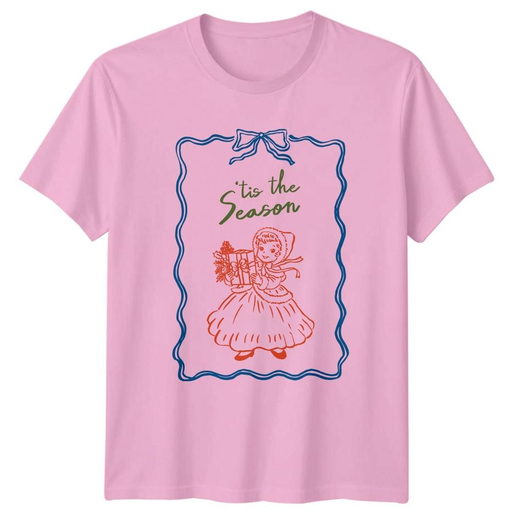 Tis The Season Christmas Holiday Unisexs TShirt Unisexs Tee Graphic Unisex Top