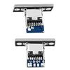 Разъем USB-C Female 4-контактный Черный Коннектор для DIY Модификаций Зарядных Кабелей.