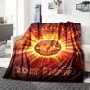 Name Custom Manchester United Fc Print Flannel Blanket High Quality Warm Comfortable Cover for All Seasons Perfect for Gifts Home Decor
