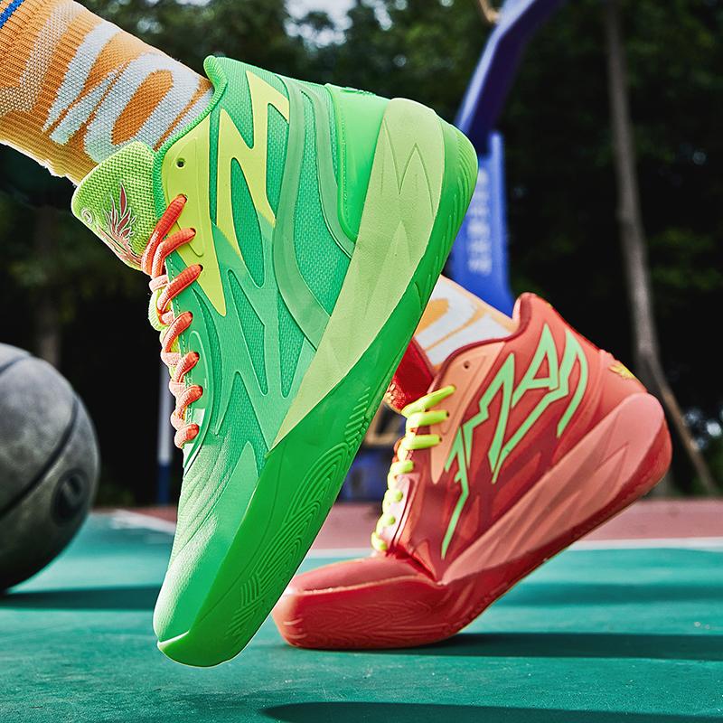 Высококачественные баскетбольные кроссовки Lamelo Ball 2-го поколения для реальной игры, нескользящие, новая спортивная обувь для мужчин и женщин