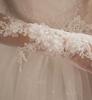 Elegant Fairy Long Wedding Tull Gloves Lace Flower Mesh Thin Gloves Pography Props Bride Dress Accessories