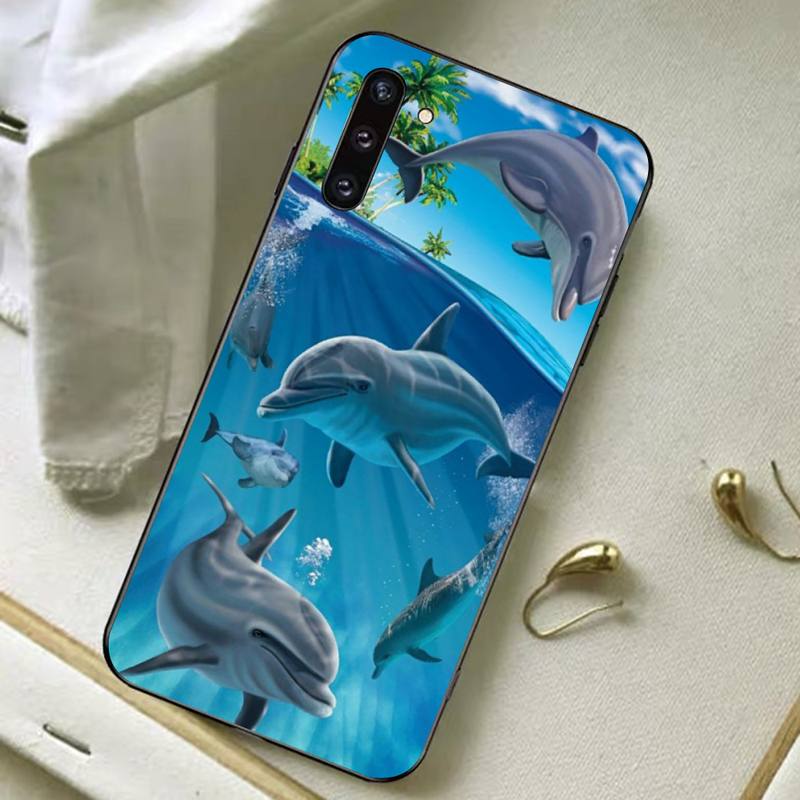Чехол для телефона «Дельфин» для Samsung A51 A30s A52 A71 A12 для Huawei Honor 10i для OPPO vivo Y11