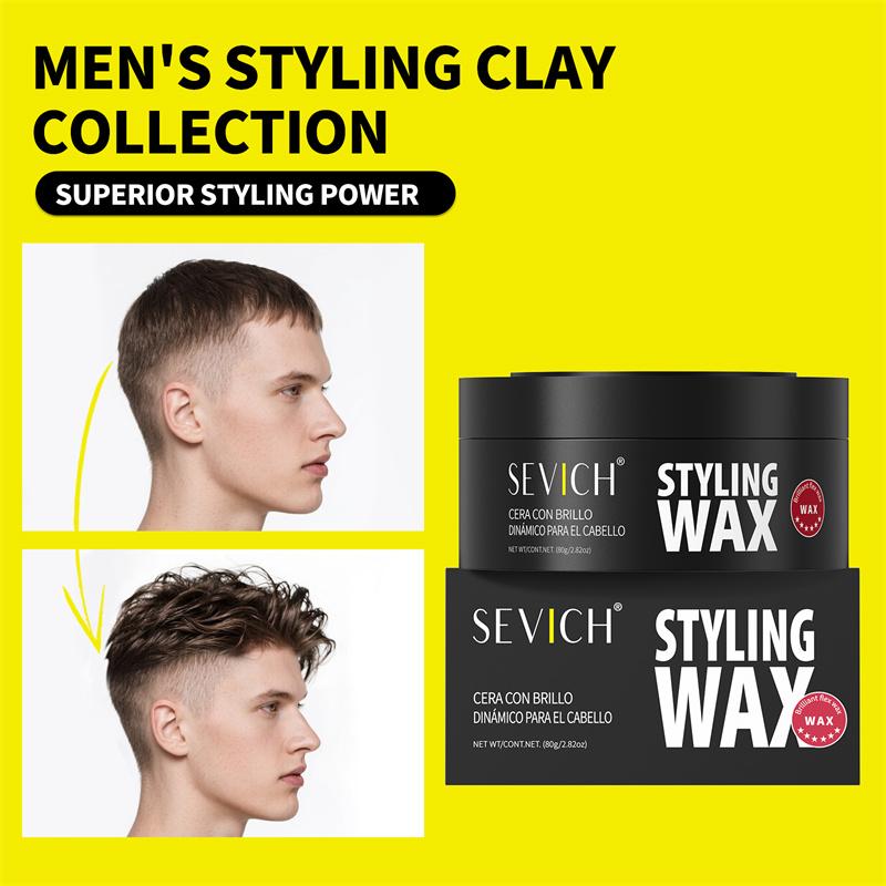 SEVICH 80g Hair Styling Matte Hair Clay Lasting Stereotype Matte Clay Strong Hold Easy Wash Convenient Smooth