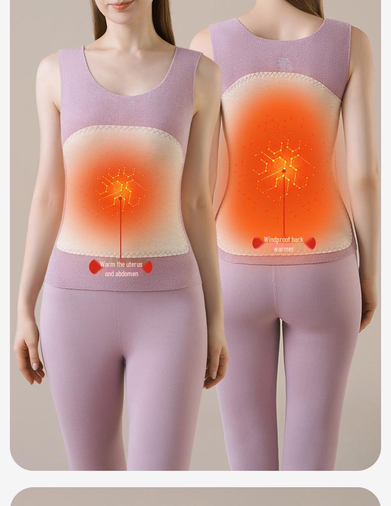 Шелковый кашемировый самонагревающийся жилет-камисоль для женщин