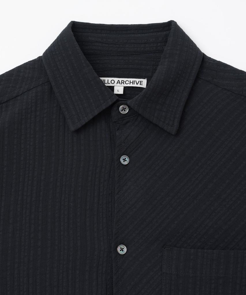 MILLO ARCHIVE Diagonal Shirt [Black]