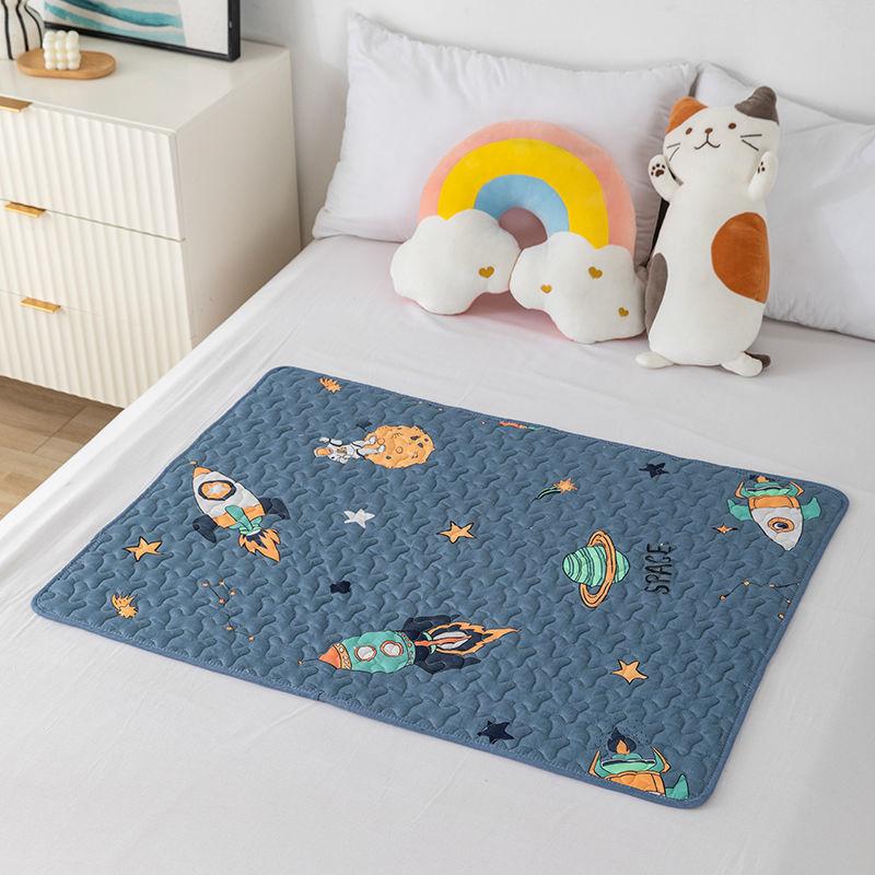 Чистый хлопок противоскользящие коврики для тети Moon Pad можно стирать сетчатый коврик физиология пример праздник анти-боковая протечка Dianz Baby подгузник Pad