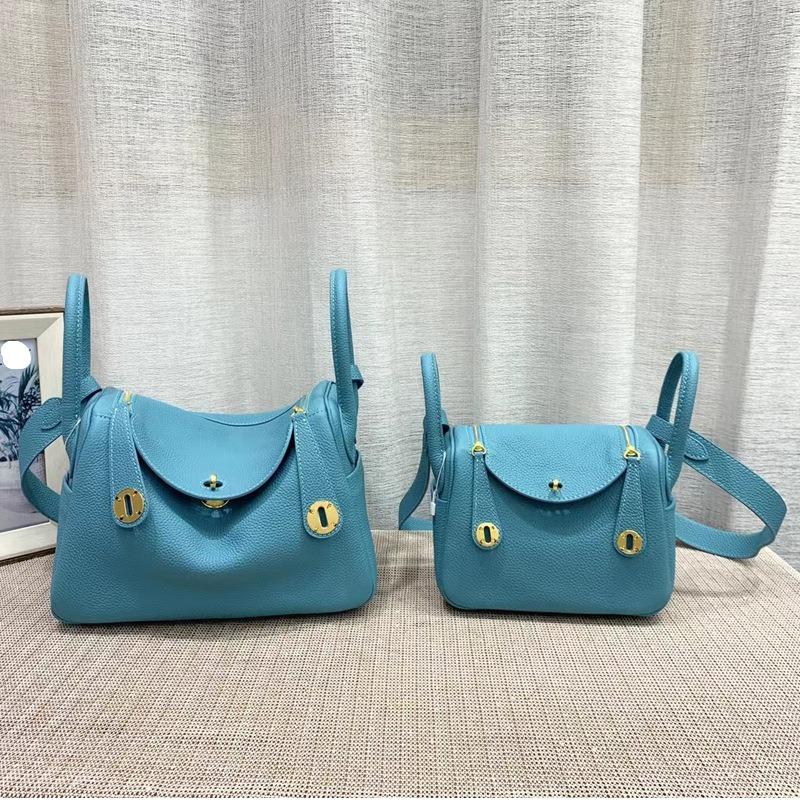 Сумка Lindi из натуральной кожи Togo Cowhide с золотой пряжкой Новая сумка Lindi Doctor Bag Direct Сумки большой вместимости