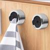 4pcs Kitchen Towel Holder Self Adhesive Wall Dish Towel Hook, Round Wall Mount Towel Holder For Bathroom, Kitchen And Home