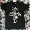 Модная унисекс футболка Led Zeppelin Zoso The Hermit Wizard Черная Размер S-5XL Унисекс Футболка