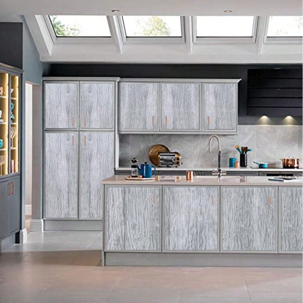 ПВХ Маслостойкие Водонепроницаемые Наклейки Под Дерево Самоклеящиеся Обои для Кухонной Столешницы Шкафа Столешницы Шкафа Наклейка на Стену