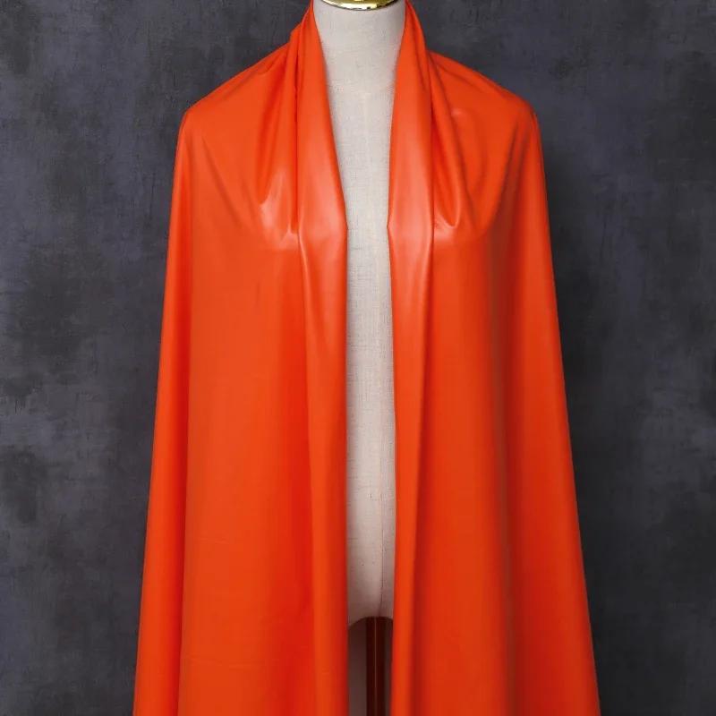 100x145cm Matte Faux Leather Fabric PU Elastic Soft Fabrics Skinny Pants Clothes Skirt Dress DIY Sewing Design Stretch Material