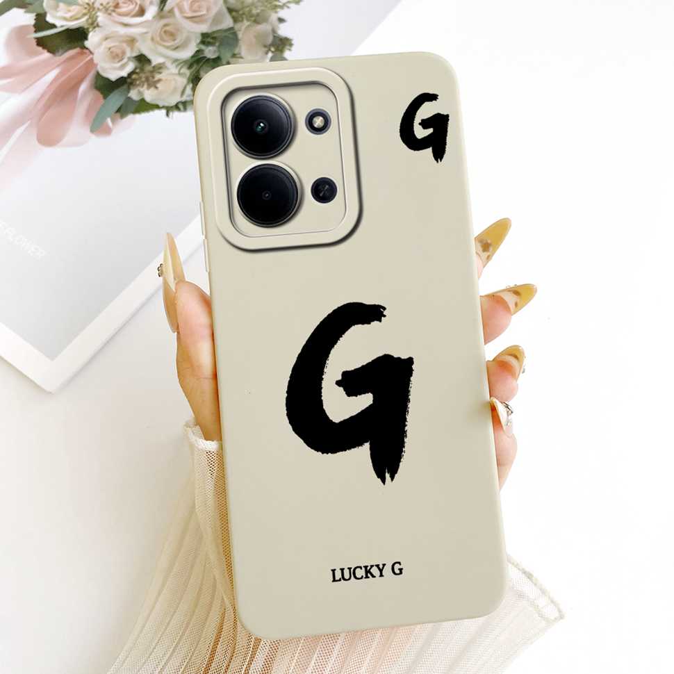 Чехол для Xiaomi Redmi 15C 5G Чехол-крышка Счастливые буквы Чехол для телефона Для Xiaomi Redmi 15C 15 C Redmi15C Redmi15 4G 5G Мягкие Fundas