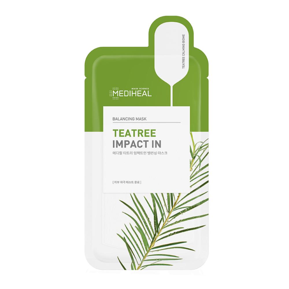 Mediheal Балансирующая маска Tea Tree Impact-in 10 листов