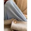 Women's Unique Blue Knit Sweater Top - Autumn/Winter 2026, Brightens Skin, Super Stylish