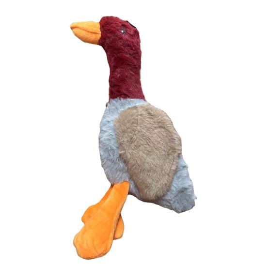 Плюшевая игрушка для собаки Интерактивная пищалка Мягкая игрушка в виде утки, кролика, осла, собаки Игрушка для жевания для собак, которые много грызут Маленькие, средние, большие собаки Любители апортировки