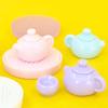 1 набор миниатюрных чайных чашек, миниатюрная имитация кукольного домика, мебель, модель, аксессуары для самостоятельного изготовления, украшение для дома, игрушка