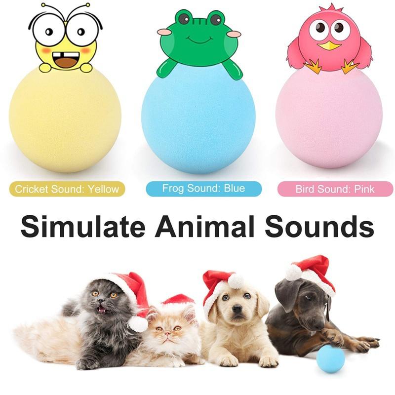 Call Cat Toy Ball Интерактивный мяч Гравитационный мяч Зоотовары Cat Toy Ball со звуком Attract Cat