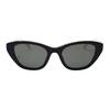 Gucci One-Piece Nose Pads Cat Eye Sunglasses Women sunglasses Black Gold GG1968S-001