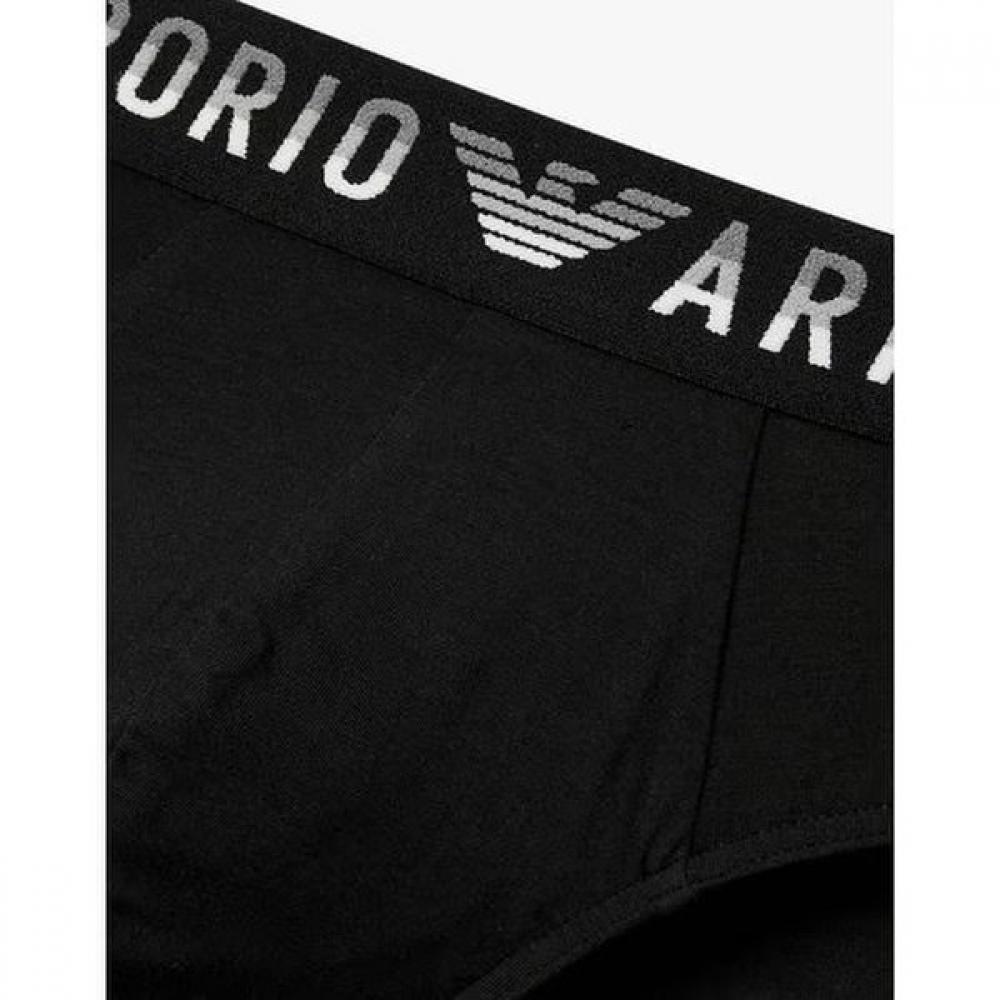 Emporio Armani Мужские Жакардовые Трусы с Логотипом 2 шт. 0816111011 0816111012
