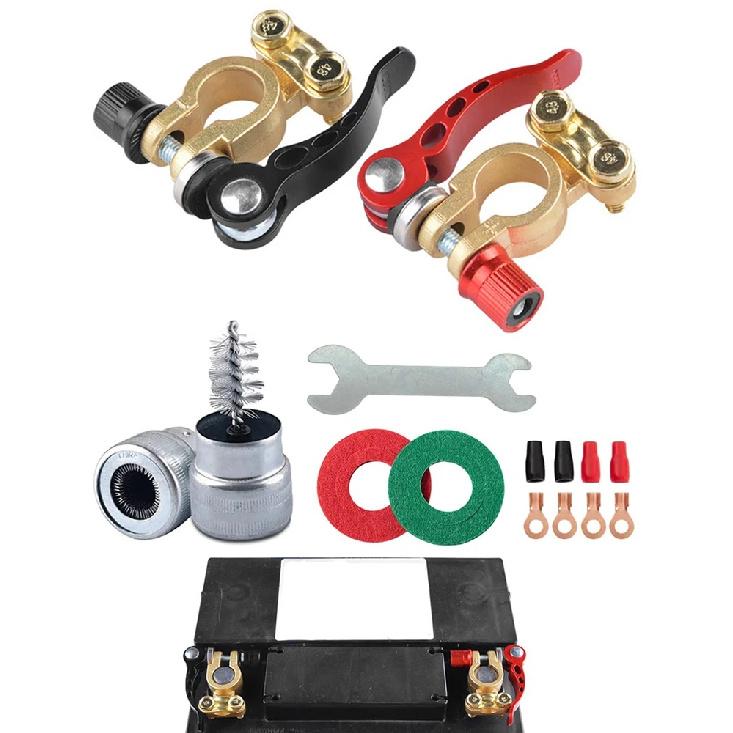 12V 24V Quick Release Disconnect Car Battery Terminal Connectors Top Post Automobile Wire Cable Clamp For Boat Race Auto