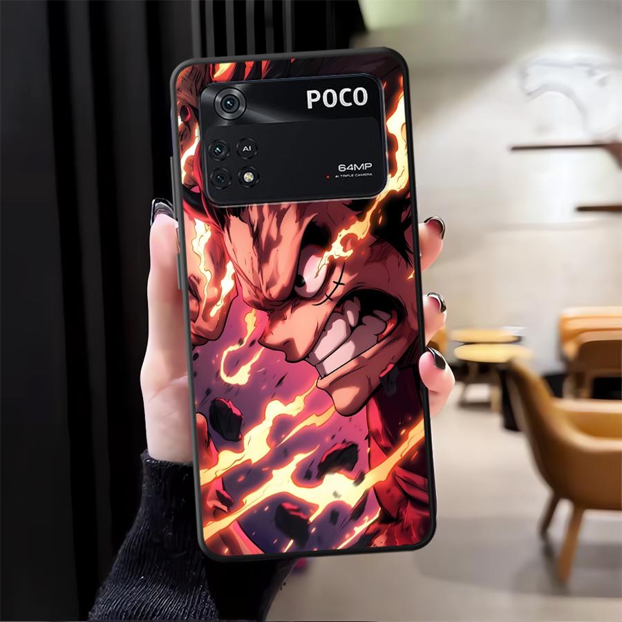 Чехол для Xiaomi Poco F3 F4 F5 X3 X4 X5 C65 M3 M4 Pro M5 C50 C51 Funda Чехол для телефона Luffy One Piece