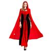 New Halloween Costume, Nightclub Queen Vampire Costume, Red and Black with Cape Little Red Riding Hood Costume