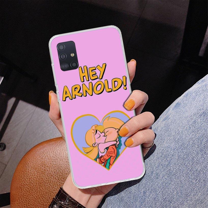 Мультяшный Хей Арнольд Фоны Чехол для Телефона Для Samsung Galaxy A52 A32 A22 A12 A51 A31 A50S A30S A20S A10S Note 20 Ultra 10 Plus S10 A7