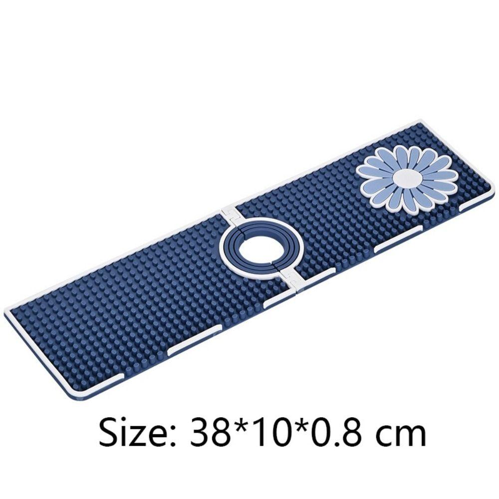 Мягкий коврик для смесителя гибкий дренажный сушильный коврик уловитель воды защита столешницы в ванной