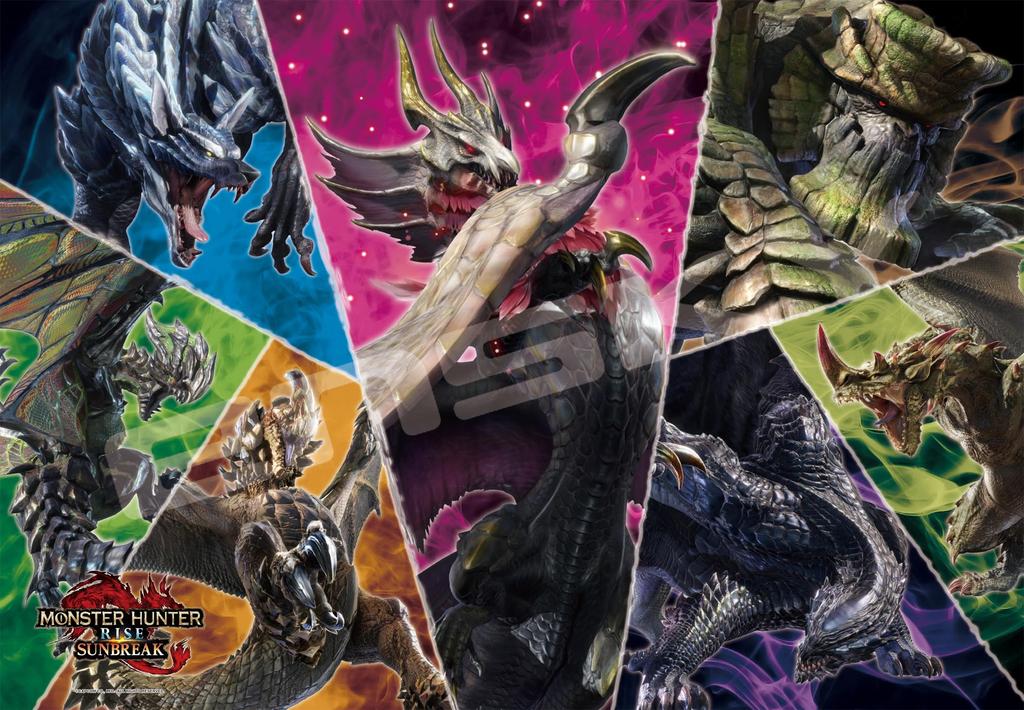 Monster Hunter Rise: Sunbreak Jigsaw Puzzle - Monsters Living In Exotic Lands, 1000 Pieces (1000T-355)