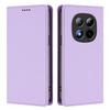 Для Xiaomi Poco M8 Pro 5G/Redmi Note 15 Pro+ 5G (Глобальный) Кожаный чехол-кошелек с магнитной застежкой и RFID-защитой для телефона