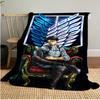 Attack on Titan Soft Comfortable All Seasons blanket Sofa Office Naps blanket Outdoor Travel throw Perfect Gift
