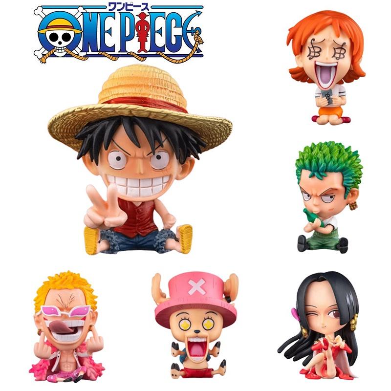 Bright One Piece Luffy Chopper Boa Hancock Figures Toy Gifts
