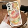 Phone Case: 2D flat design suitable for Samsung Galaxy A34 A35 M05 M06 S20 S22 S21 FE Plus 5G protective case, with winged donut, perfect Christmas an