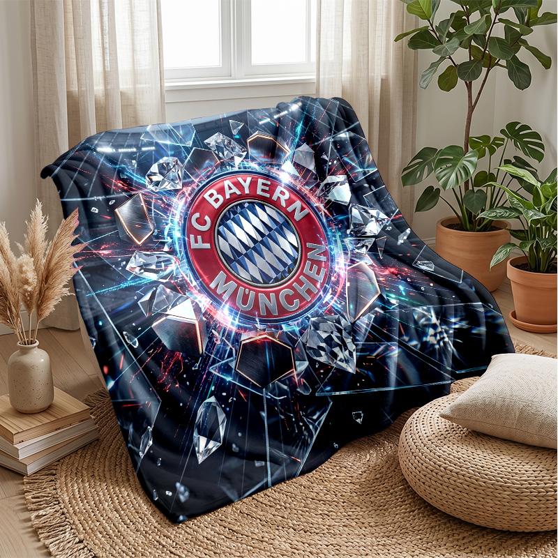 Bayern Munich Theme blanket Soft Flannel Blanket Plush Throw Blanket Cozy Sofa Bed Blanket for Home Decor