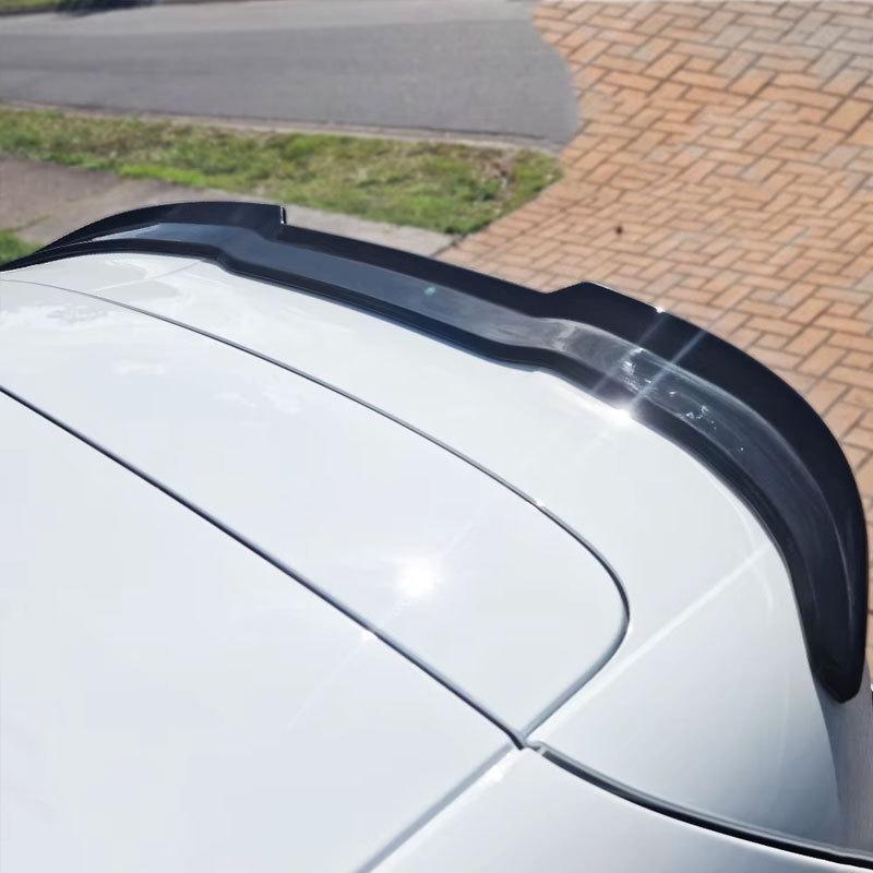 Spoiler For Ford Fiesta MK8 8.5 ST 2018-2022Rear Extension Small Wing Tail ABS Gloss Black Carbon Style Car Accessories