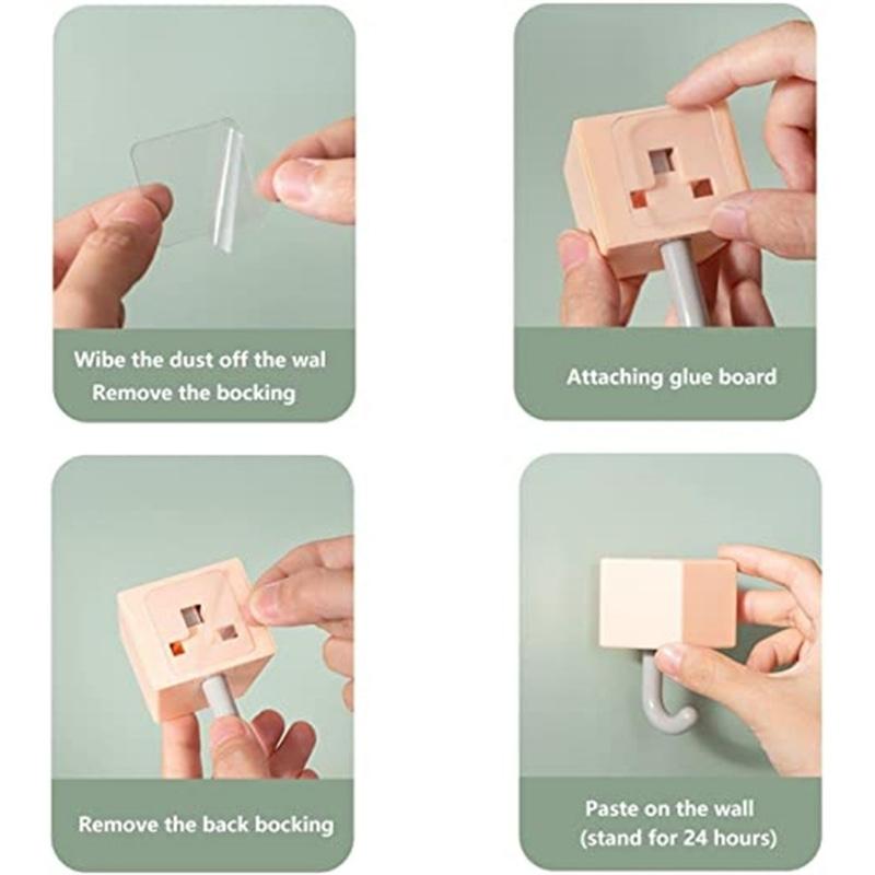 Крючок с мультяшным котом, самоклеящиеся вешалки для дверей общежития, спальни, крючки, ключ, зонтик, вешалка для полотенец, вешалка для пальто, настенная вешалка для украшения животных