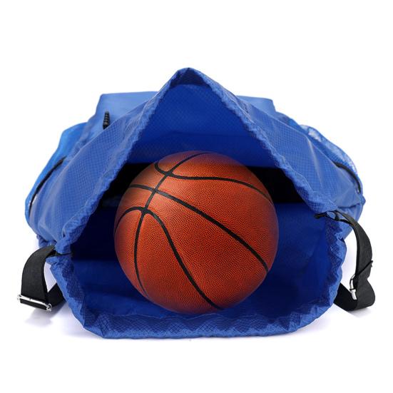 Backpack with Drawstring Closure Waterproof Wear-Resistant Large Capacity Multi-Pocket Design Swimming Gear Backpack