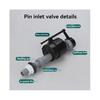 Old Flush Toilet Tank Fittings Inlet Valve Adjustable Needle Valve Toilet Water Valve Water Inlet Accessories G1/2inch