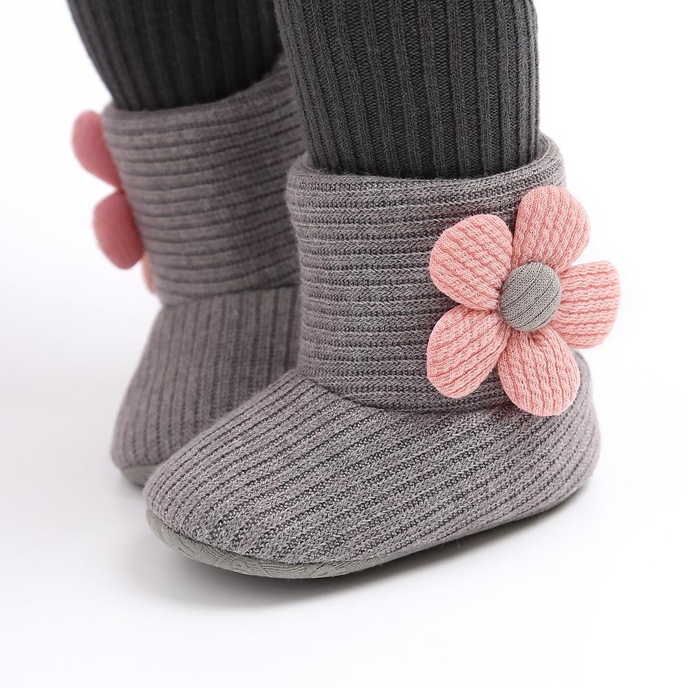 MYGGPP Boots Warm 0-1 Year Old Baby Soft Bottom Shoes Baby Shoes Padded Snow Boots Cotton Boots Baby Shoes Cloth Bottom