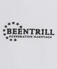 Футболка с логотипом BEENTRILL Star Circle (белый)