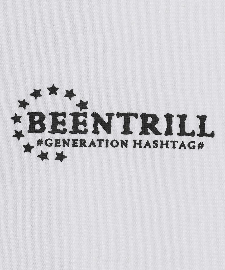 Футболка с логотипом BEENTRILL Star Circle (белый)