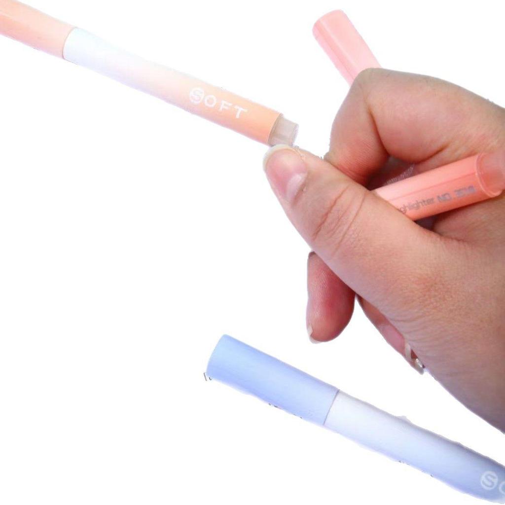 Флуоресцентные маркеры-хайлайтеры, 12 цветов, в коробке, для студентов - Защита глаз и высокая видимость
