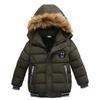 Утепленная парка Kinder Jungen Winterjacke Dicker Mantel Stepp Mantel Stepp Kapuze