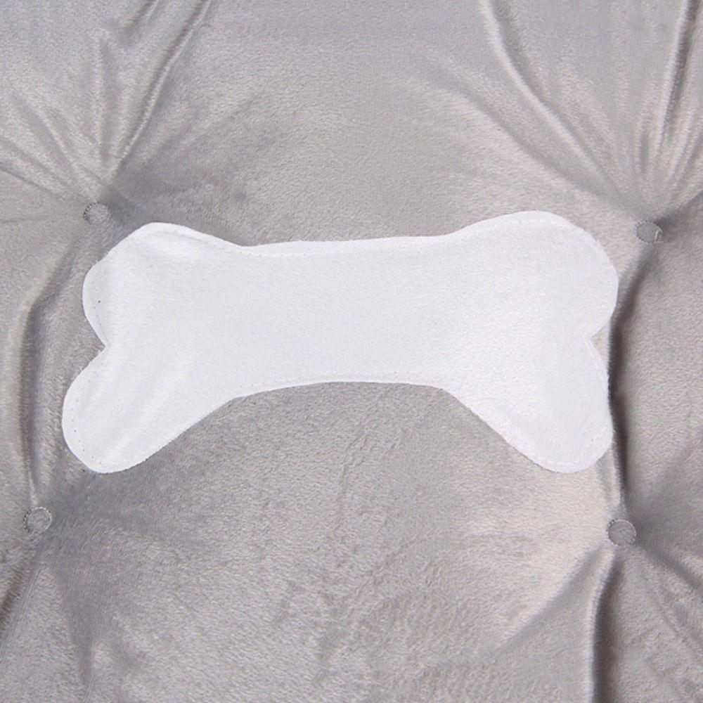 Soft Winter Bone Pattern Dog Nest Comfortable Dog Baskets Bed Warm Dog House Dog Sofa Bed  Winter